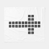 Erstellen eines Cross-Patches mit beliebigen Logos Fleecedecke (Vorderseite (Horizontal))