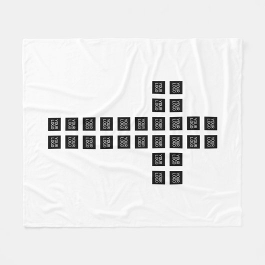 Erstellen eines Cross-Patches mit beliebigen Logos Fleecedecke (Vorderseite (Horizontal))