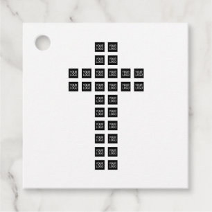Erstellen eines Cross-Patches mit beliebigen Logos Geschenkanhänger