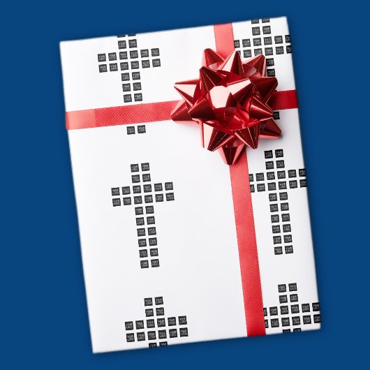 Erstellen eines Cross-Patches mit beliebigen Logos Geschenkpapier