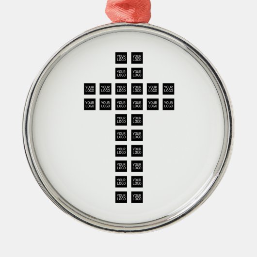 Erstellen eines Cross-Patches mit beliebigen Logos Ornament Aus Metall (Vorne)