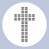 Erstellen eines Cross-Patches mit beliebigen Logos Runder Aufkleber