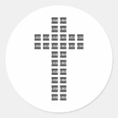 Erstellen eines Cross-Patches mit beliebigen Logos Runder Aufkleber (Vorderseite)