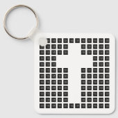 Erstellen eines Cross-Patches mit beliebigen Logos Schlüsselanhänger (Vorderseite)