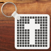 Erstellen eines Cross-Patches mit beliebigen Logos Schlüsselanhänger (Vorderseite)