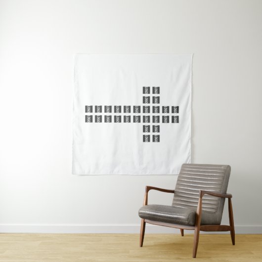 Erstellen eines Cross-Patches mit beliebigen Logos Wandteppich (Beispiel (Horizontal))