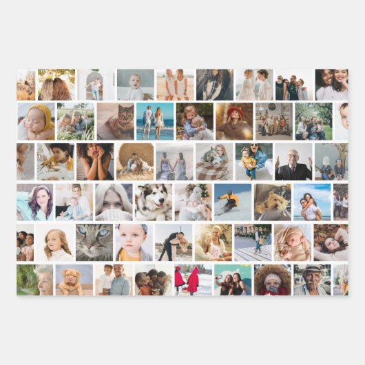 Erstellen eines eigenen benutzerdefinierten Foto-G Geschenkpapier Set (Vorderseite)