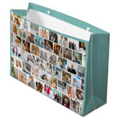 Erstellen eines eigenen benutzerdefinierten Foto-G Große Geschenktüte (Vorderseite Schrägansicht)