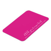 Erstellen eines eigenen CERISE-PINKS-benutzerdefin Magnet (Linke Seite)