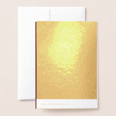 Erstellen eines eigenen eleganten Burgund Folienkarte (Rückseite mit Umschlag)