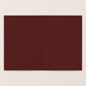 Erstellen eines eigenen eleganten Burgund Folienkarte (Innenseite)