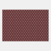 Erstellen eines eigenen eleganten Burgund Geschenkpapier Set (Vorderseite 3)