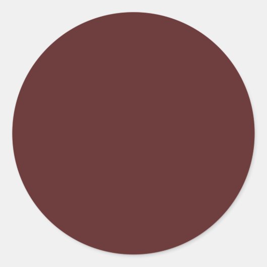 Erstellen eines eigenen eleganten Burgund Runder Aufkleber (Vorderseite)