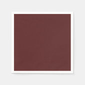 Erstellen eines eigenen eleganten Burgund Serviette (Vorderseite)