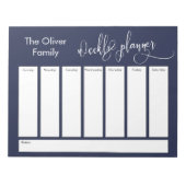 Erstellen eines einfachen Wochenplaners für die Ma Notizblock (Vorderseite)