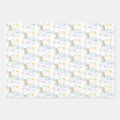 Erstellen eines flachen Set aus einem Wrapping-Pap Geschenkpapier Set (Vorderseite 3)