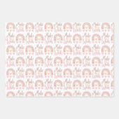 Erstellen eines flachen Set aus einem Wrapping-Pap Geschenkpapier Set (Vorderseite)