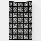 Erstellen eines gestuften QR-Codemusters | bearbei Banner (Vertikal)