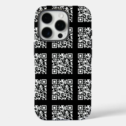 Erstellen eines gestuften QR-Codemusters | bearbei Case-Mate iPhone Hülle (Rückseite)