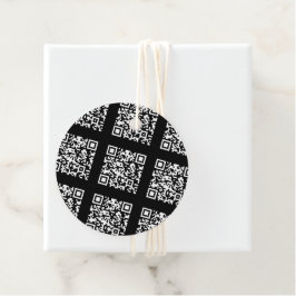 Erstellen eines gestuften QR-Codemusters | bearbei Geschenkanhänger