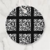 Erstellen eines gestuften QR-Codemusters | bearbei Geschenkanhänger (Vorderseite)