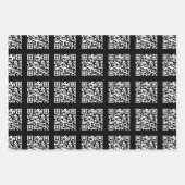 Erstellen eines gestuften QR-Codemusters | bearbei Geschenkpapier Set (Vorderseite 3)