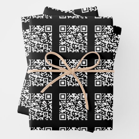 Erstellen eines gestuften QR-Codemusters | bearbei Geschenkpapier Set (Beispiel)