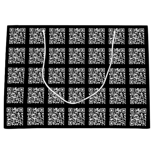 Erstellen eines gestuften QR-Codemusters | bearbei Große Geschenktüte (Vorderseite)