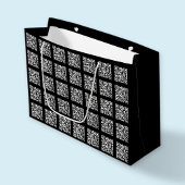 Erstellen eines gestuften QR-Codemusters | bearbei Große Geschenktüte