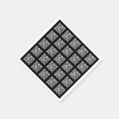 Erstellen eines gestuften QR-Codemusters | bearbei Serviette (Ecke)