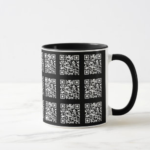Erstellen eines gestuften QR-Codemusters   bearbei Tasse