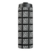 Erstellen eines gestuften QR-Codemusters | bearbei Thermosbecher (Vorderseite)