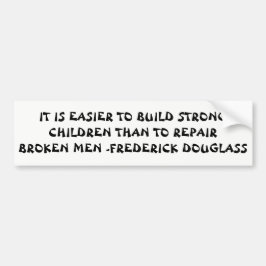 Erstellen eines hohen Douglass-Angebots für Kinder Autoaufkleber