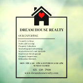 Erstellen eines Impression mit echten Anwesen-Fens Fensteraufkleber (Blatt 3)