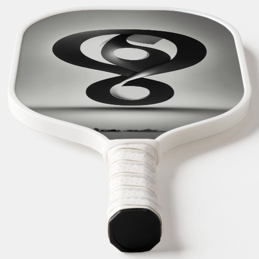 Erstellen eines Logos mithilfe eines Fragezeichens Pickleball Schläger (Ablage )