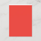 Erstellen eines markanten roten Hintergrunds mit w Visitenkarte (Rückseite)