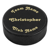 Erstellen eines Mit Monogramm Teamnamens für den Eishockey Puck (3/4)
