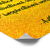 Erstellen eines modernen Black and Gold Quote Poster (Ecke)