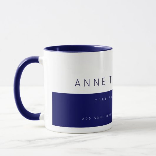 Erstellen eines modernen Blue Custom Professionals Tasse (Links)