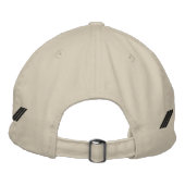 Erstellen eines Namenstextes John Chino Twill-Hat Bestickte Baseballkappe (Rückseite)