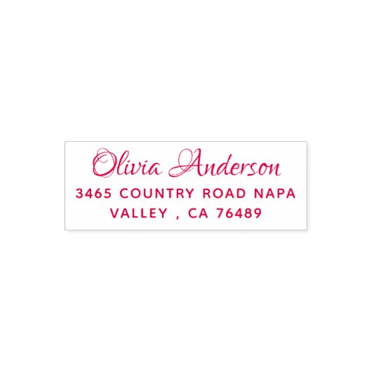 Erstellen eines Personalisierten Elegant Name Rück Permastempel (Design)