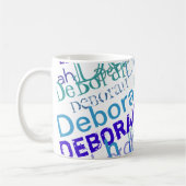 Erstellen eines phantastischen Namensmusters Kaffeetasse (Links)