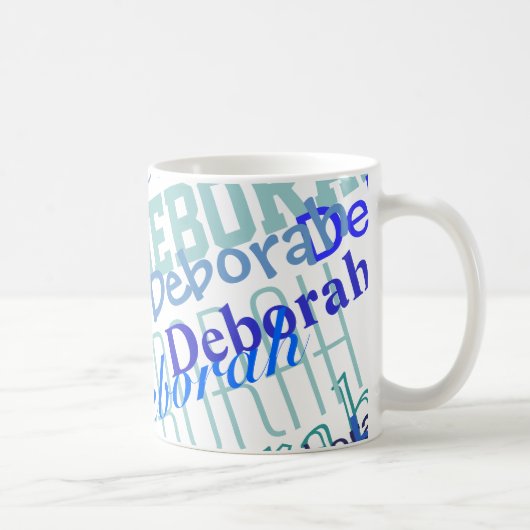 Erstellen eines phantastischen Namensmusters Kaffeetasse (Rechts)