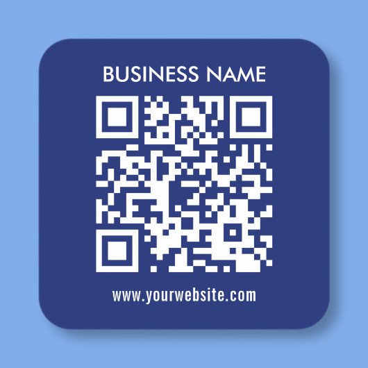 Erstellen eines QR-Codes sofort Modernes, einfache Quadratischer Aufkleber