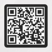 Erstellen eines QR-Codes | Wasserdichte Kleidung Etiketten (Design 1)