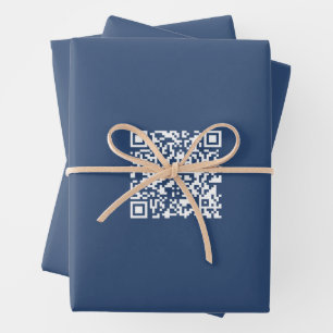 Erstellen eines scannbaren QR-Codes   Verblasenes  Geschenkpapier Set