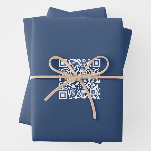 Erstellen eines scannbaren QR-Codes | Verblasenes Geschenkpapier Set (Beispiel)