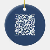 Erstellen eines scannbaren QR-Codes | Verblasenes Keramik Ornament (Hinten)