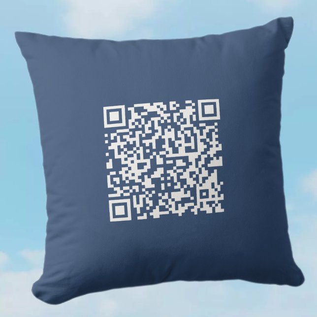 Erstellen eines scannbaren QR-Codes | Verblasenes  Kissen (Von Creator hochgeladen)