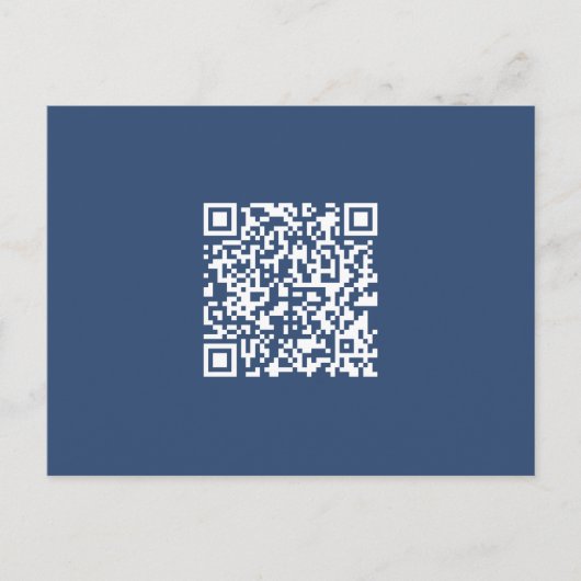 Erstellen eines scannbaren QR-Codes | Verblasenes Postkarte (Vorderseite)